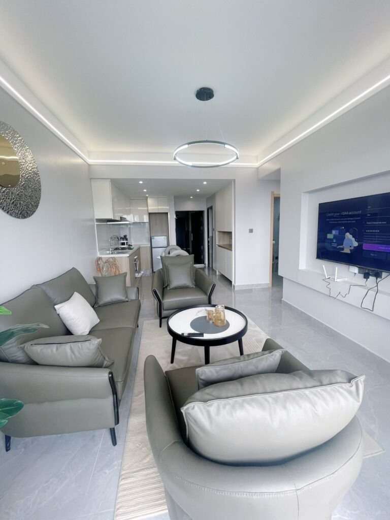 The lounge of Furnished Apartment on Riara Road