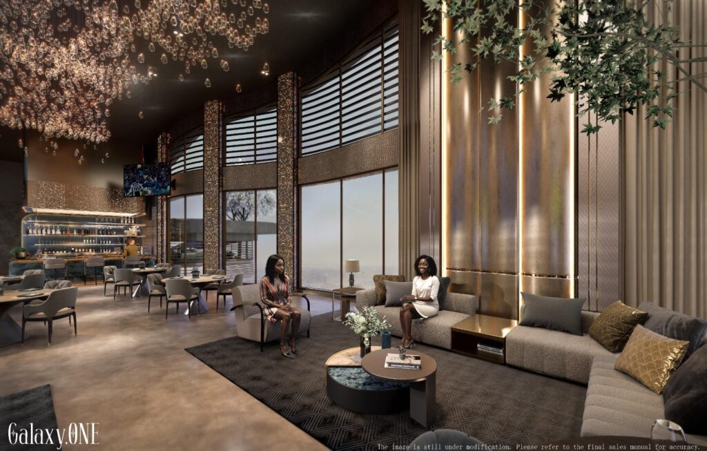 A common area at Galaxy ONE