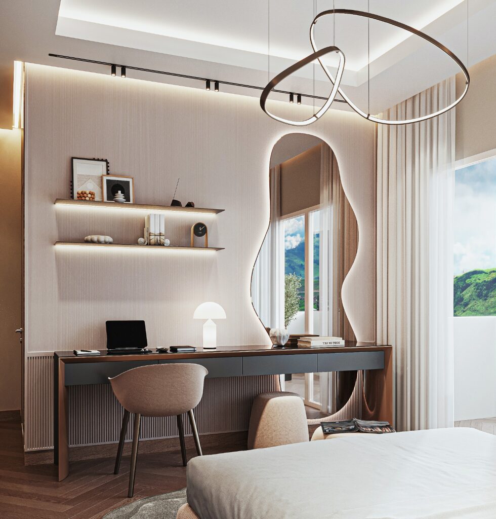 a deducated working or study space at Ostrea Karen Villas