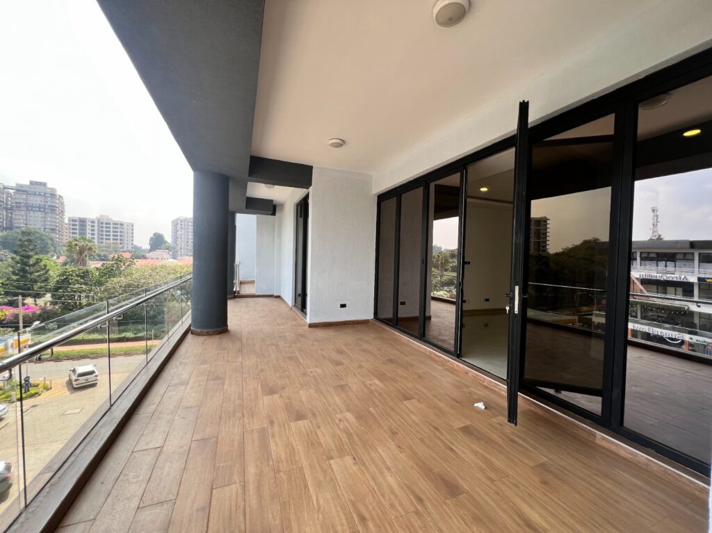 Large balcony with nice views at Silver Decks Apartment