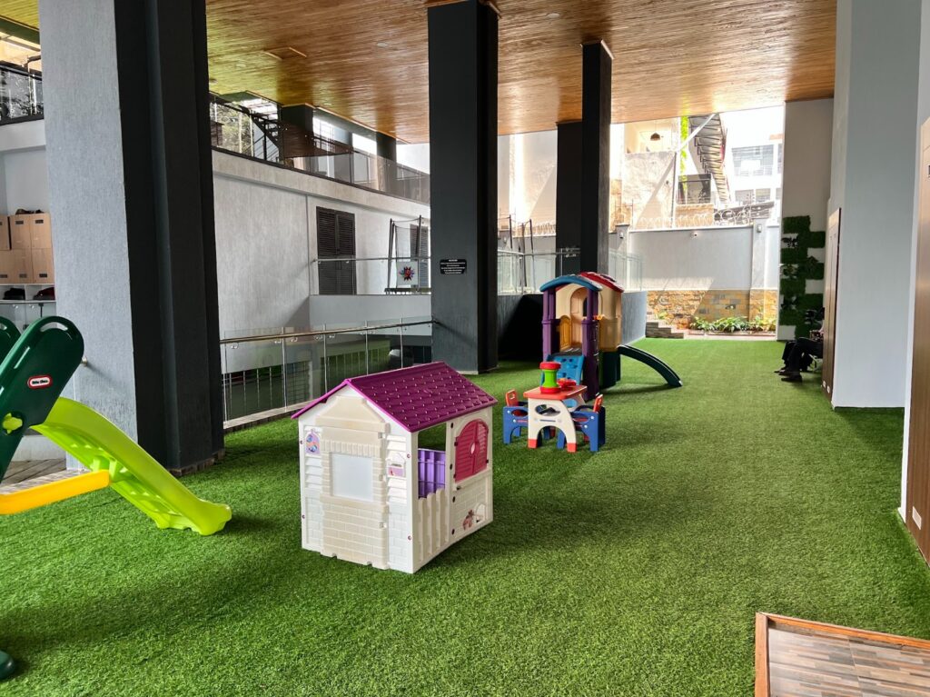 Childrens play area at Silver Decks Apartment