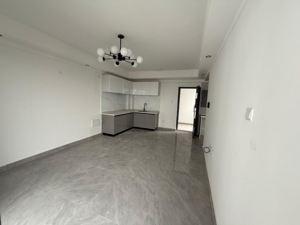 The Lounge of the Unfurnished 1 Bedroom Apartment Near Nairobi Expressway