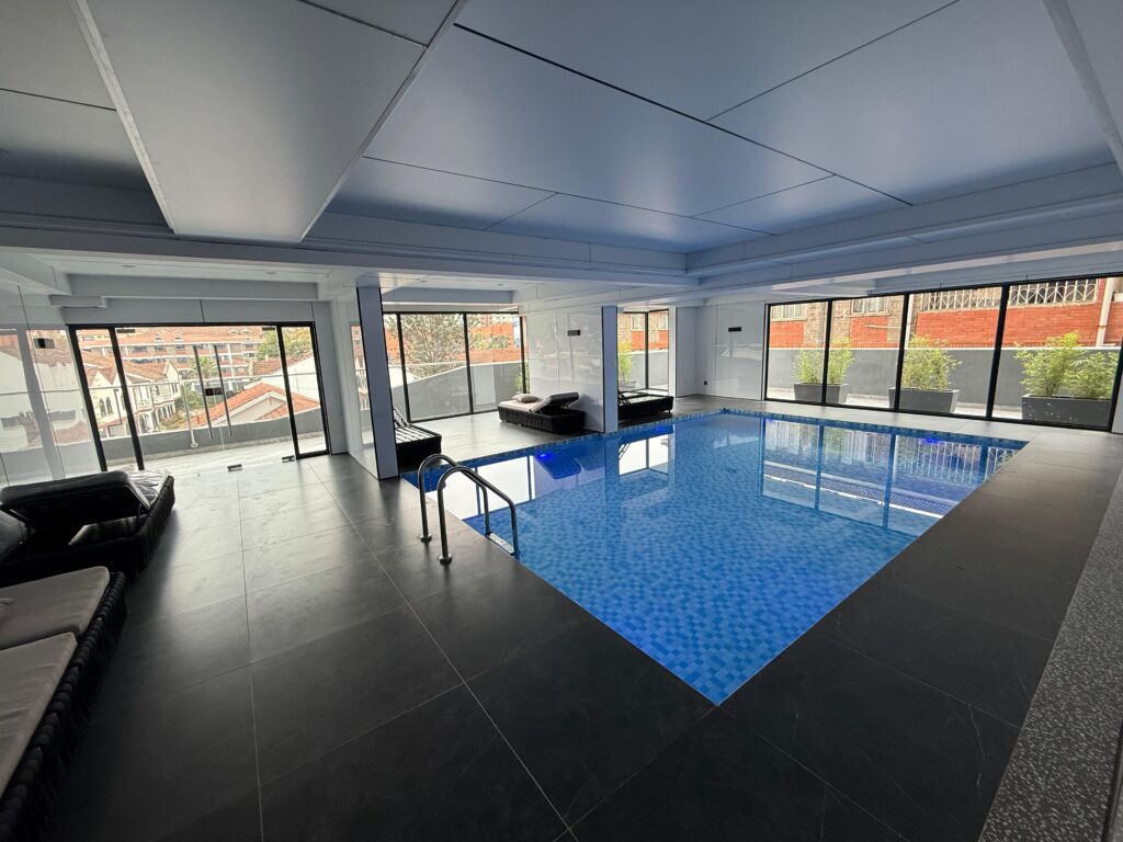 indoor Pool at 1 Bed Apartment near One Padmore Place, Kilimani