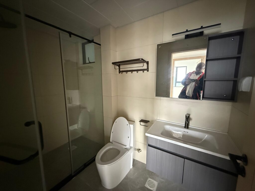 Bathroom at the Master Ensuite 2 Bed Apartment with 2 Balconies in Westlands