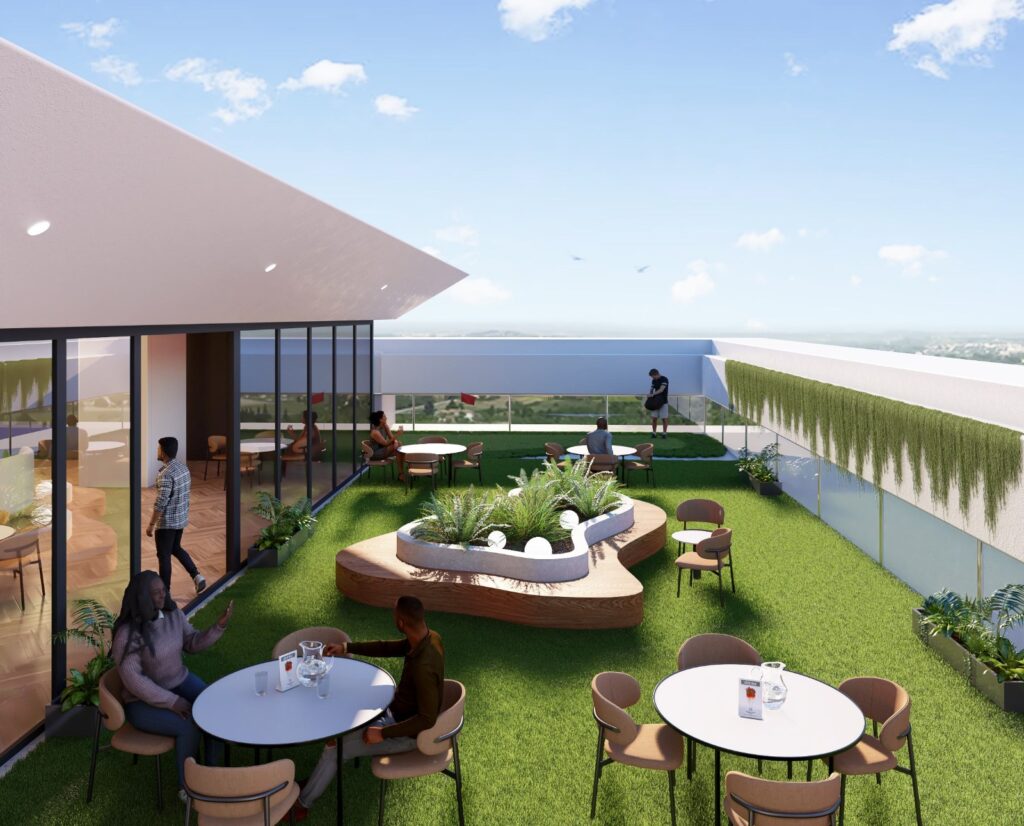 A common area to connect at Angani By Residency