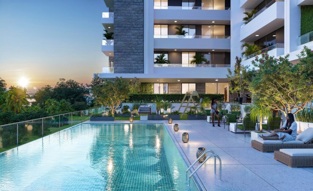 Angani By Residency Exterior view of the swimming pool and the building