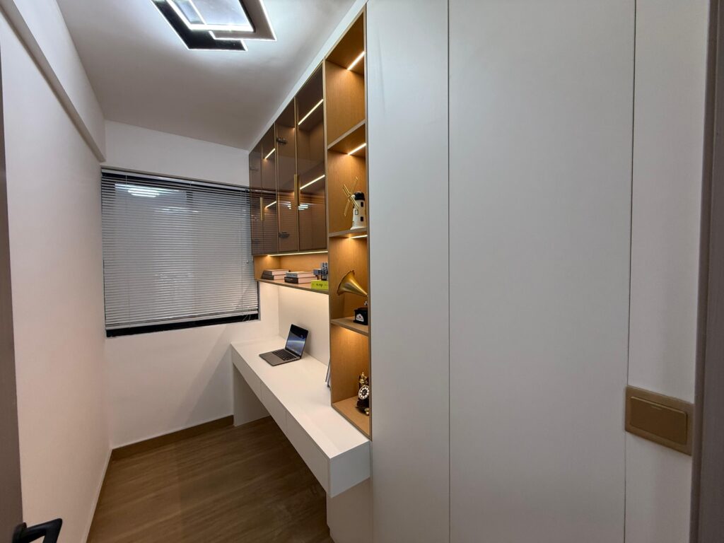 The study room at the Crescent Apartment Kileleshwa 2 bedroom