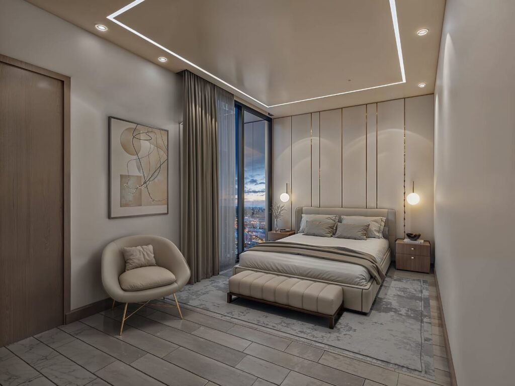 the bedroom at Lounge at Fountain Residency Kilimani