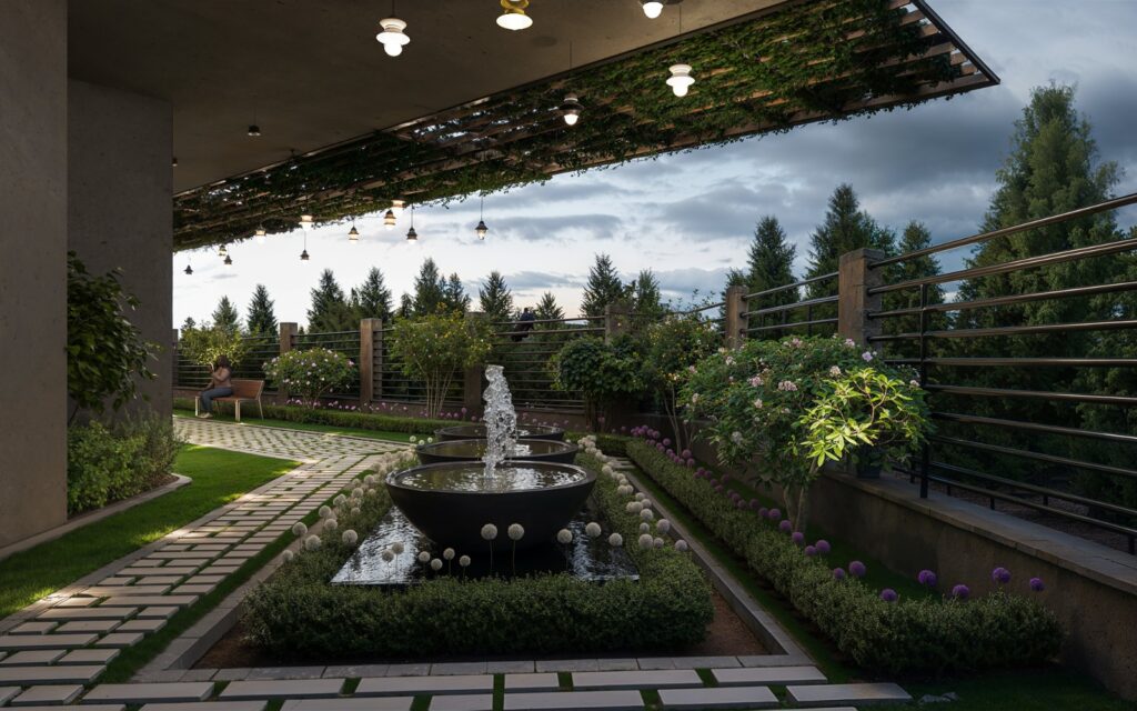 Beautiful Garden at Fountain Residency Kilimani