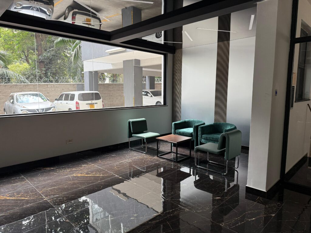 Reception area at Pearl Rivers unfurnished 2 bedroom