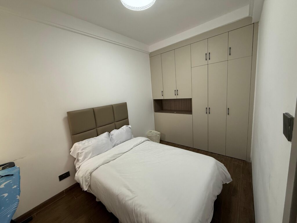 inbuilt wardrobes at a bedroom in the Furnished 2 bedroom Apartment at Capital Rise