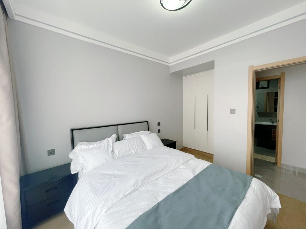 Furnished Apartment at Riara Oasis Lavington bedroom