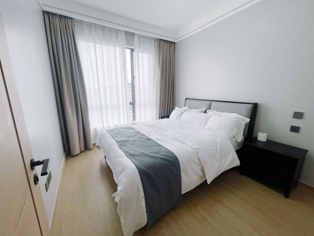 Furnished Apartment at Riara Oasis Lavington bedroom
