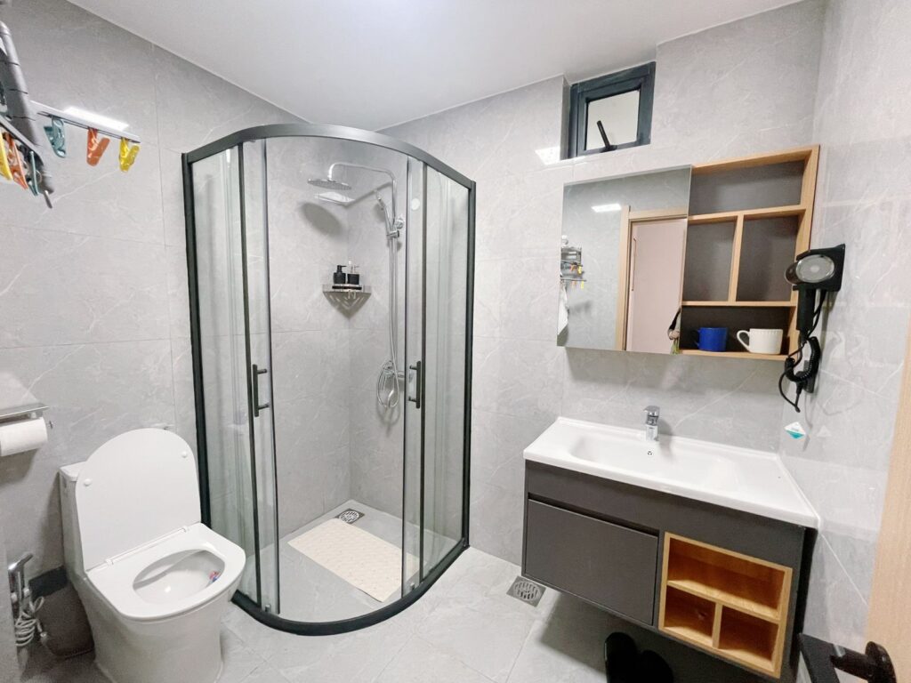 Furnished Apartment at Riara Oasis Lavington bathroom