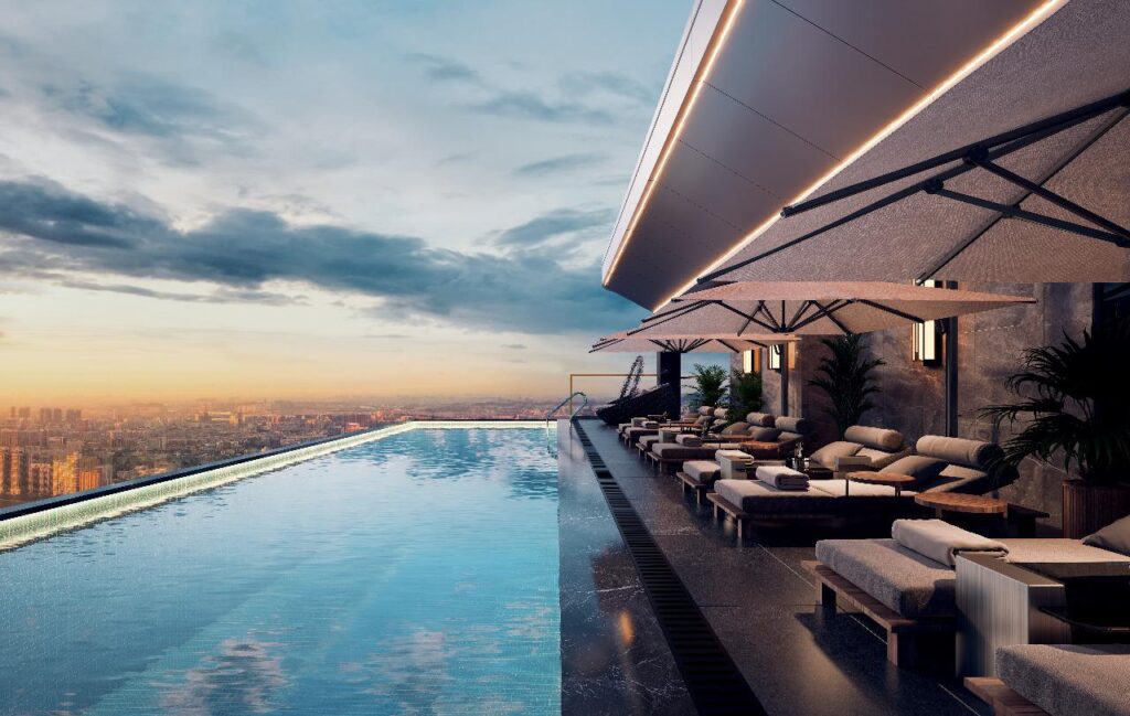 Luminara Westlands rooftop infinity swimming pool