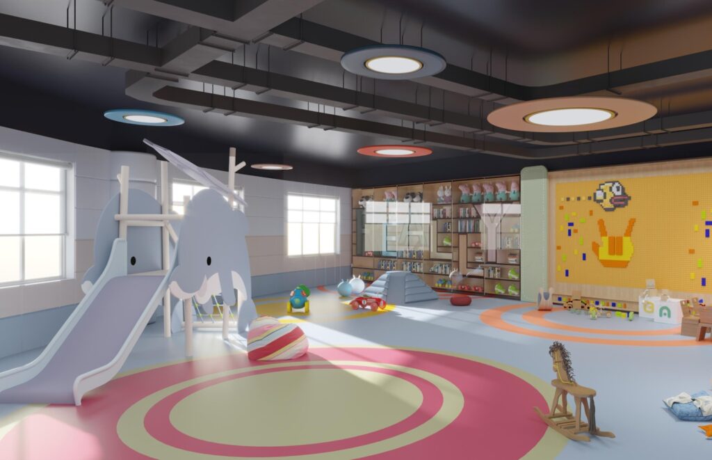 Luster Harbor Kids play area