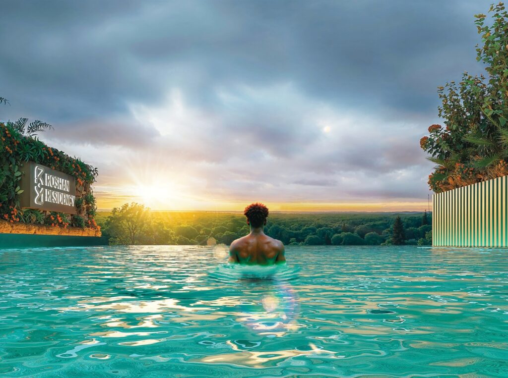 Roshan Residency Swimming pool