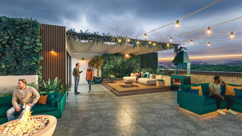 Roshan Residency rooftop