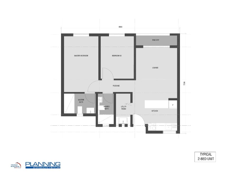 Muzi salama 2 bedroom layout