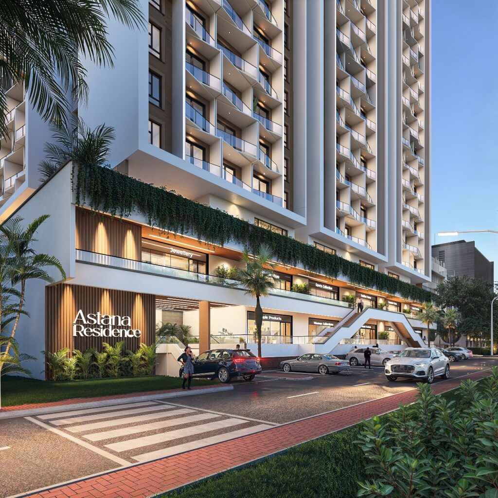 Astana Residence Entrance