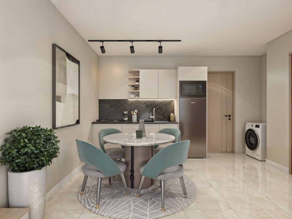 Astana Residence Apartment Dining Area