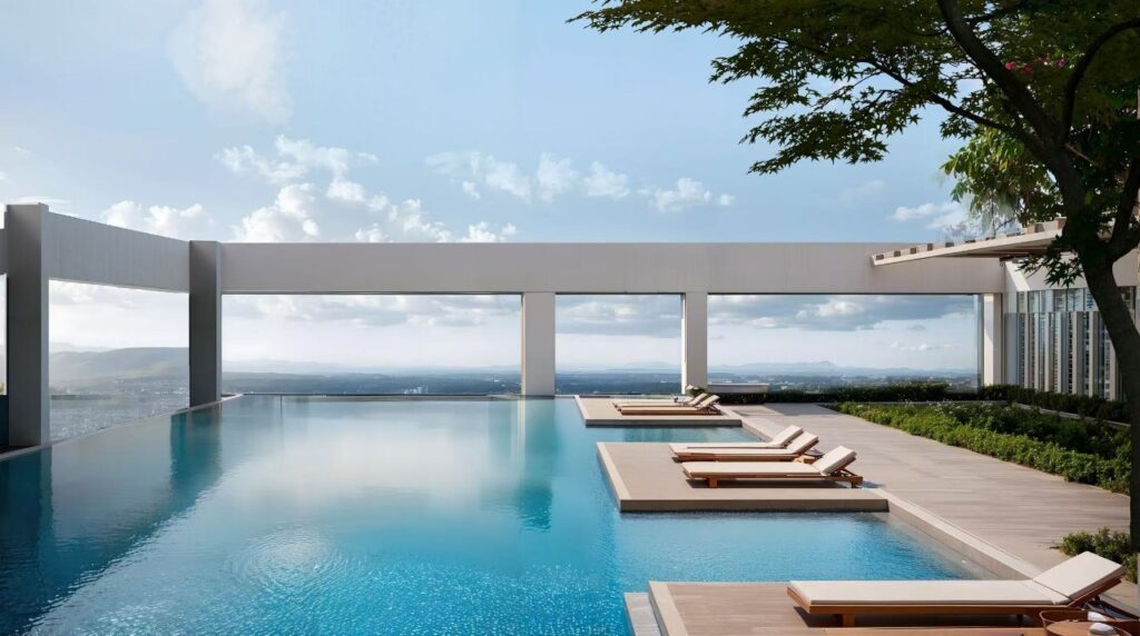 Canto Westlands infinity swimming pool