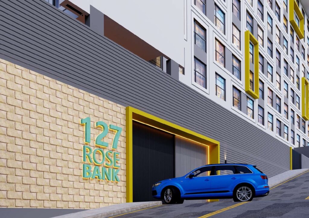 127 Rosebank Apartment Building Entrance