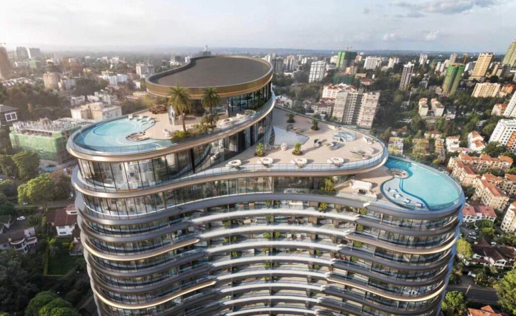 Cheval Apartment Apartment Building Aerial View