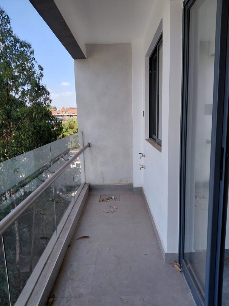 Balcony at Unfurnished 1 Bedroom With a Study at Serenity Residences