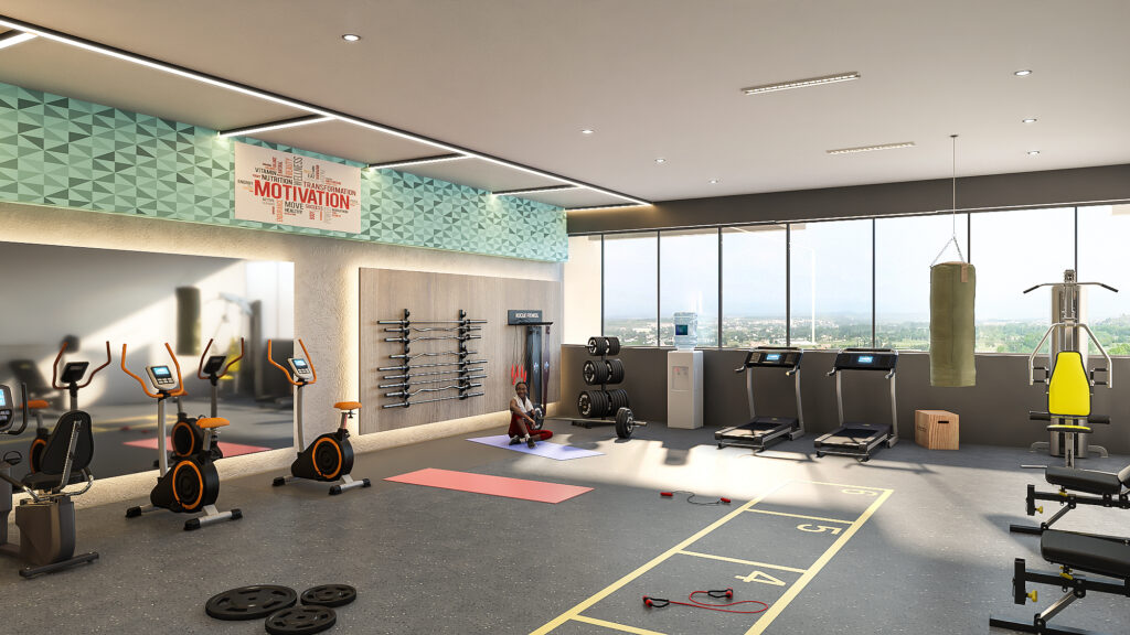 Gazebo Apartments Modern Gym