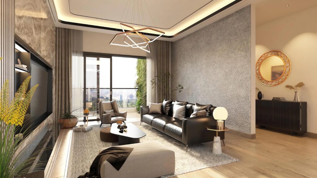 3rd Avenue Park Apartment Living Area