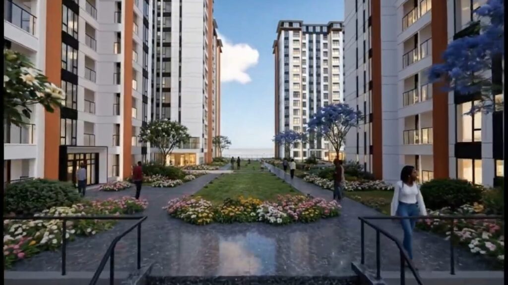 Azure Apex Residence Garden