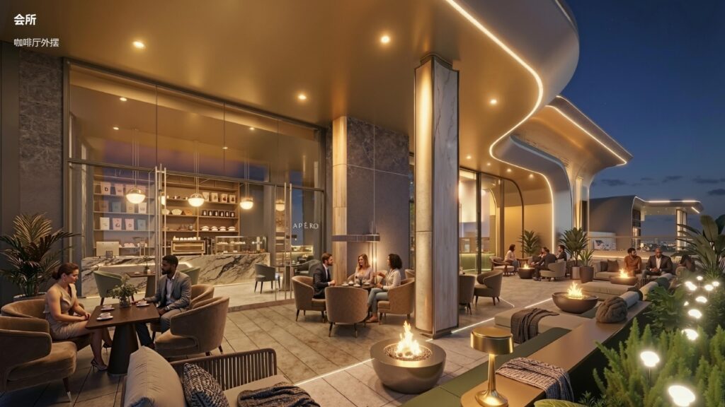 Baraka Capital Residency Rooftop Cafe