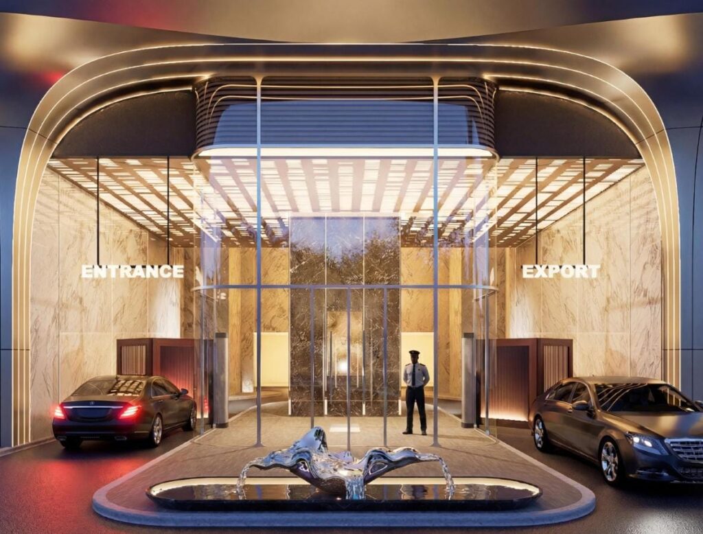 Baraka Capital Residency entrance and exit