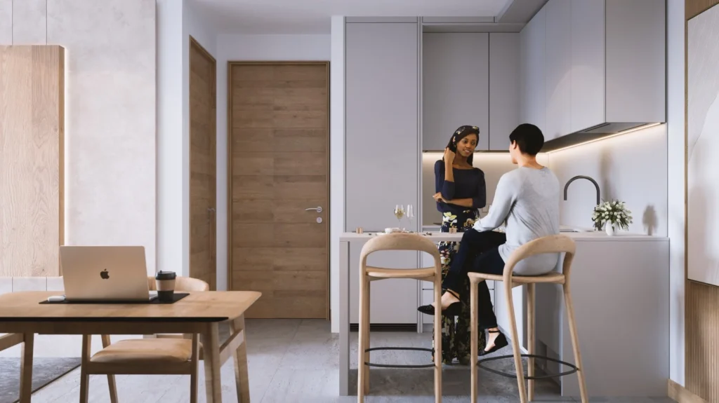 Jasper Residences Infinite Living Apartment Kitchen Area