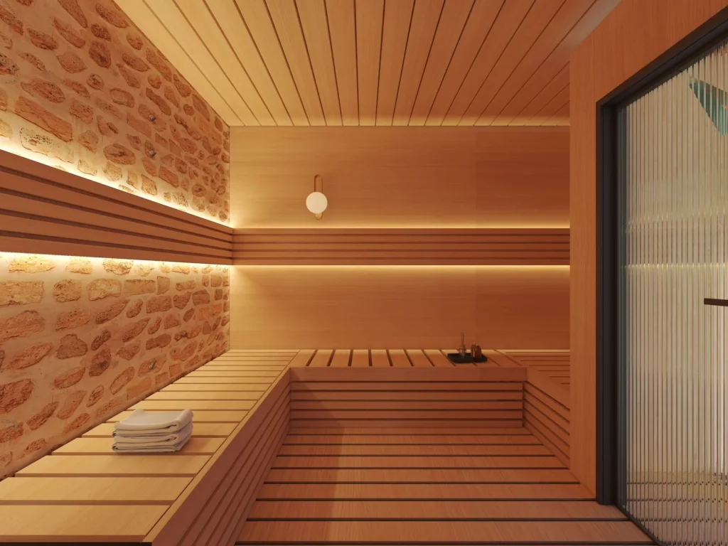 Jasper Residences Infinite Living Apartment Steam and sauna