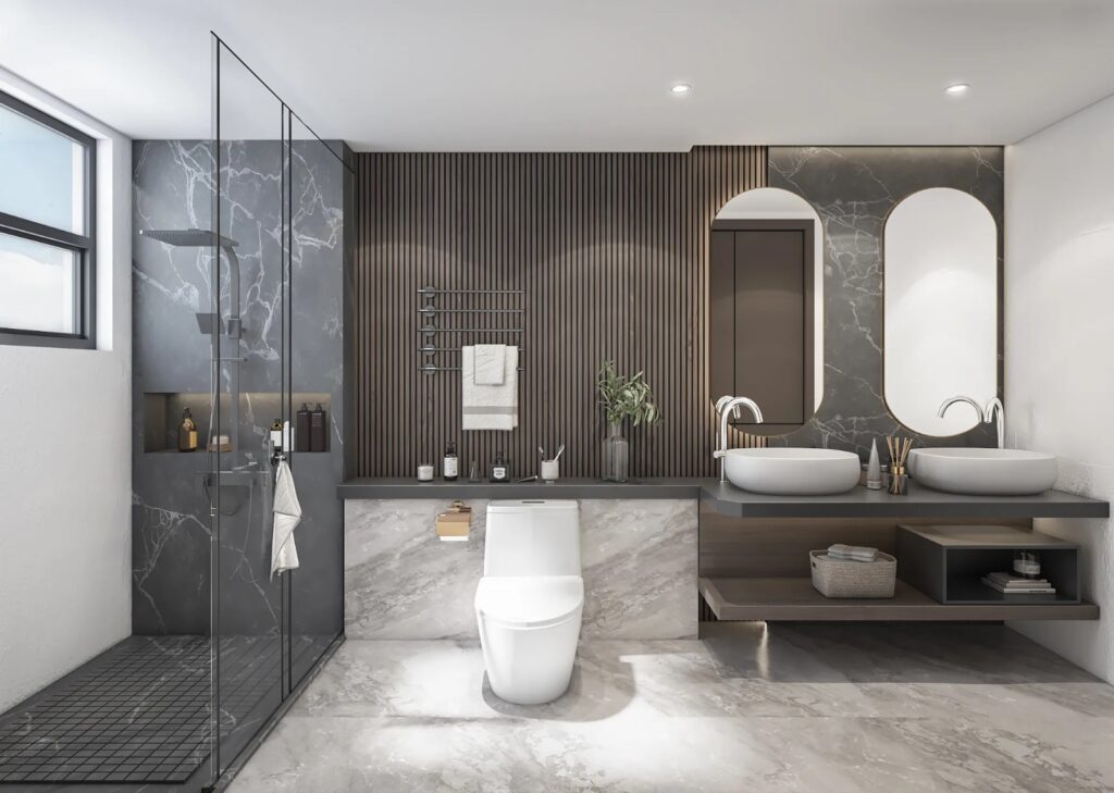 Marjaan Suites and Residency Apartment Bathroom