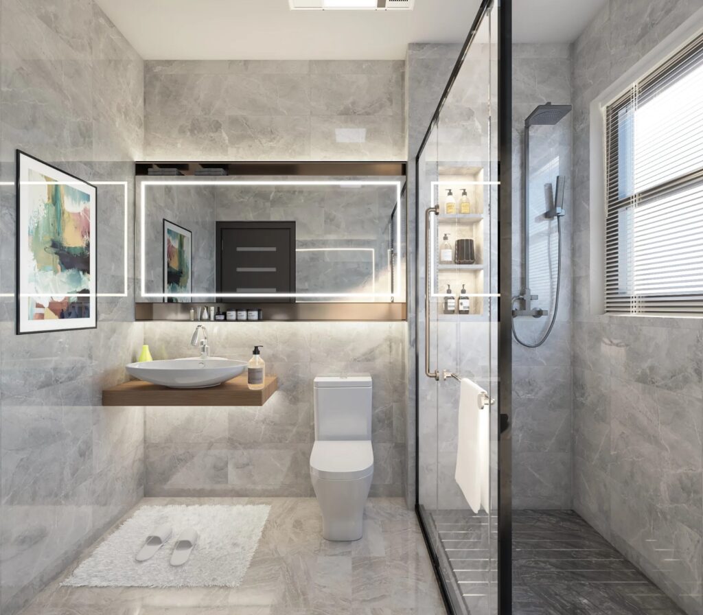 Marjaan Suites and Residency Bathroom