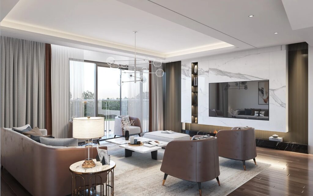 Marjaan Suites and Residency Apartment Living Area