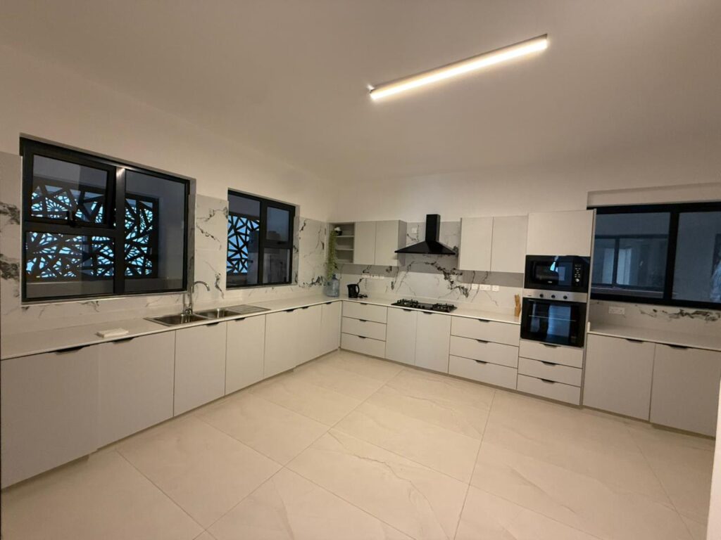 Kitchen at 4 Bedroom All Ensuite Duplex at Emaar Residence.