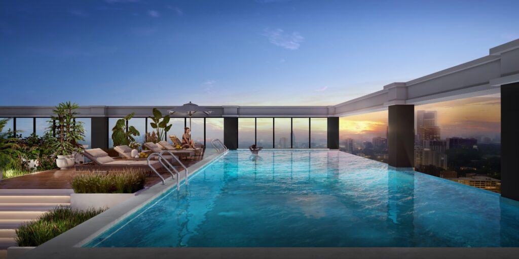 Aether Residences Westlands Rooftop Pool
