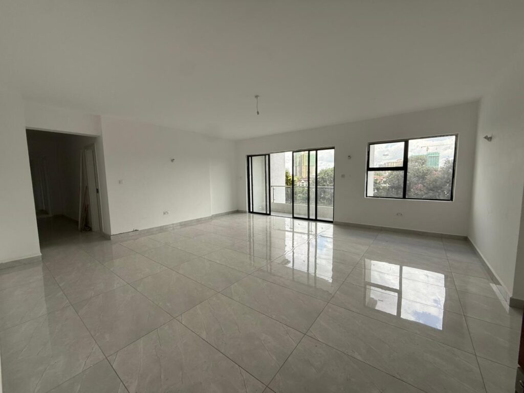 Vacant 4 bedroom apartments near Oshwal Academy, Westlands, Living room