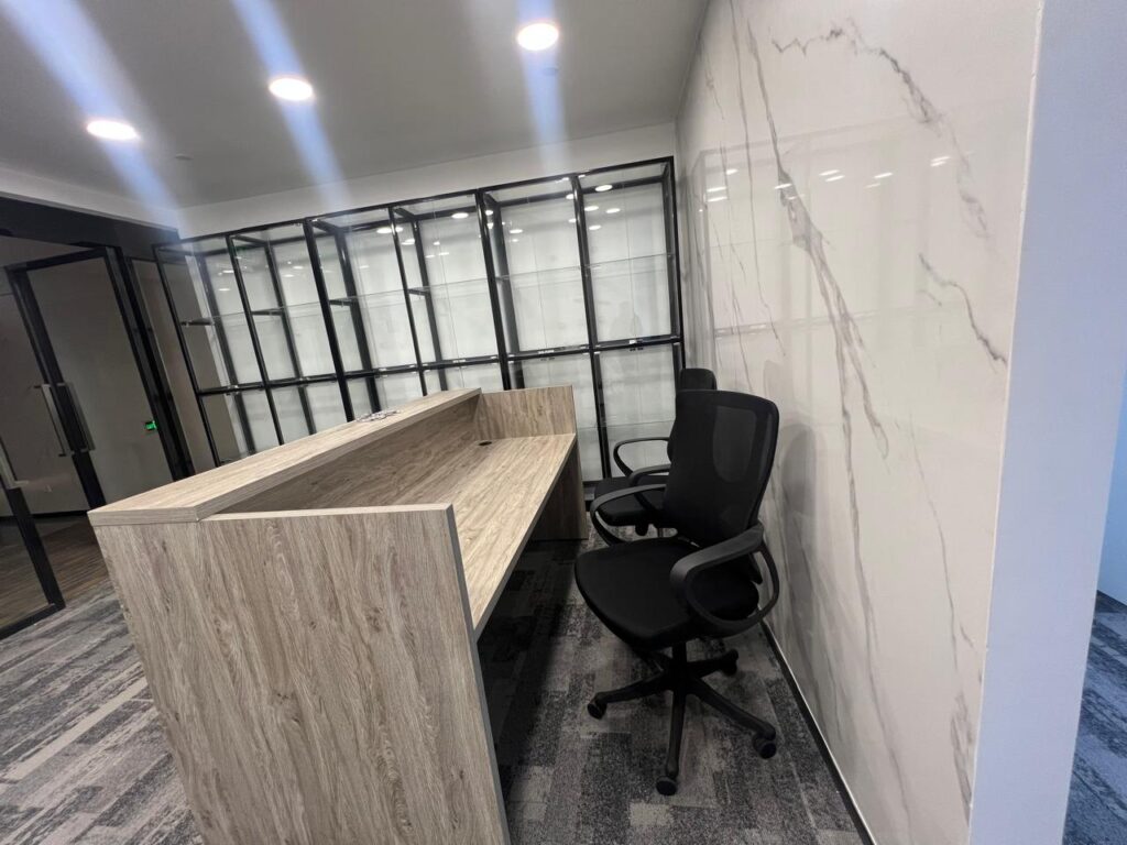 Nairobi GTC Office Space to Let on Chiromo Road Reception Area