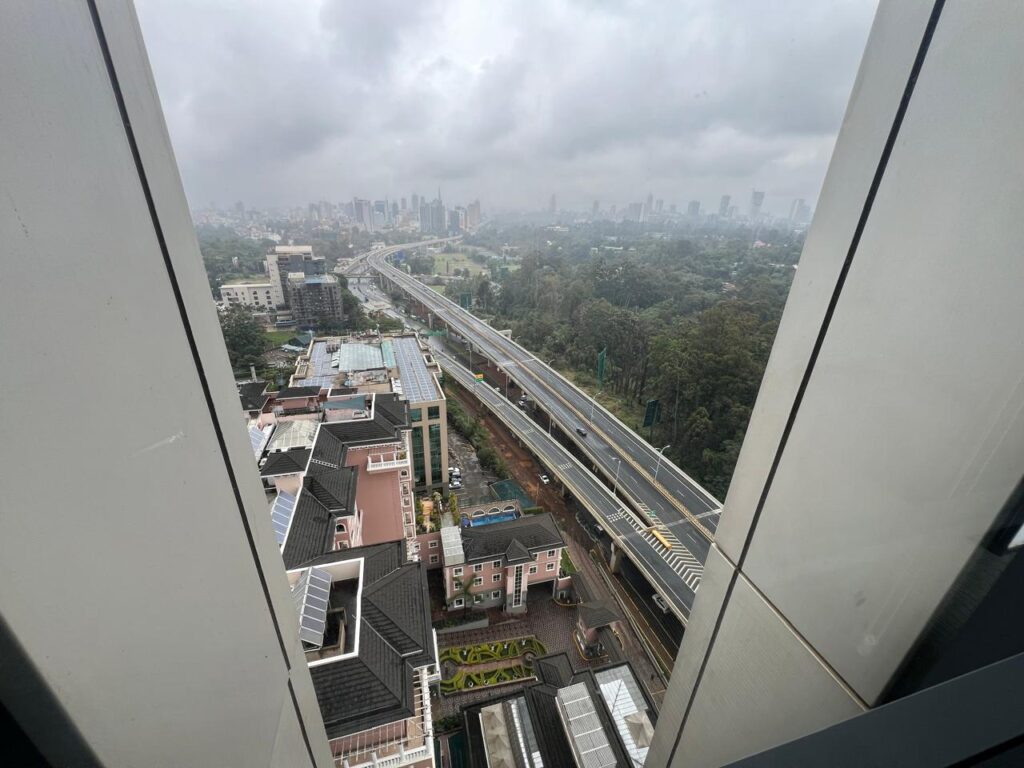 View from Nairobi GTC Office Space to Let on Chiromo Road, Westlands