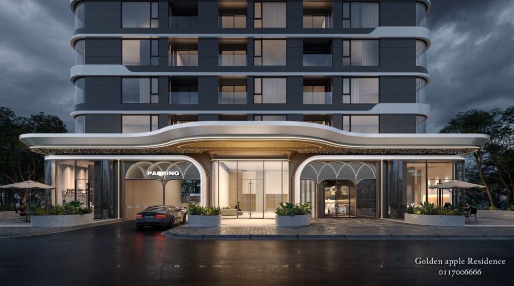 Golden Apple Residence Parking entrance