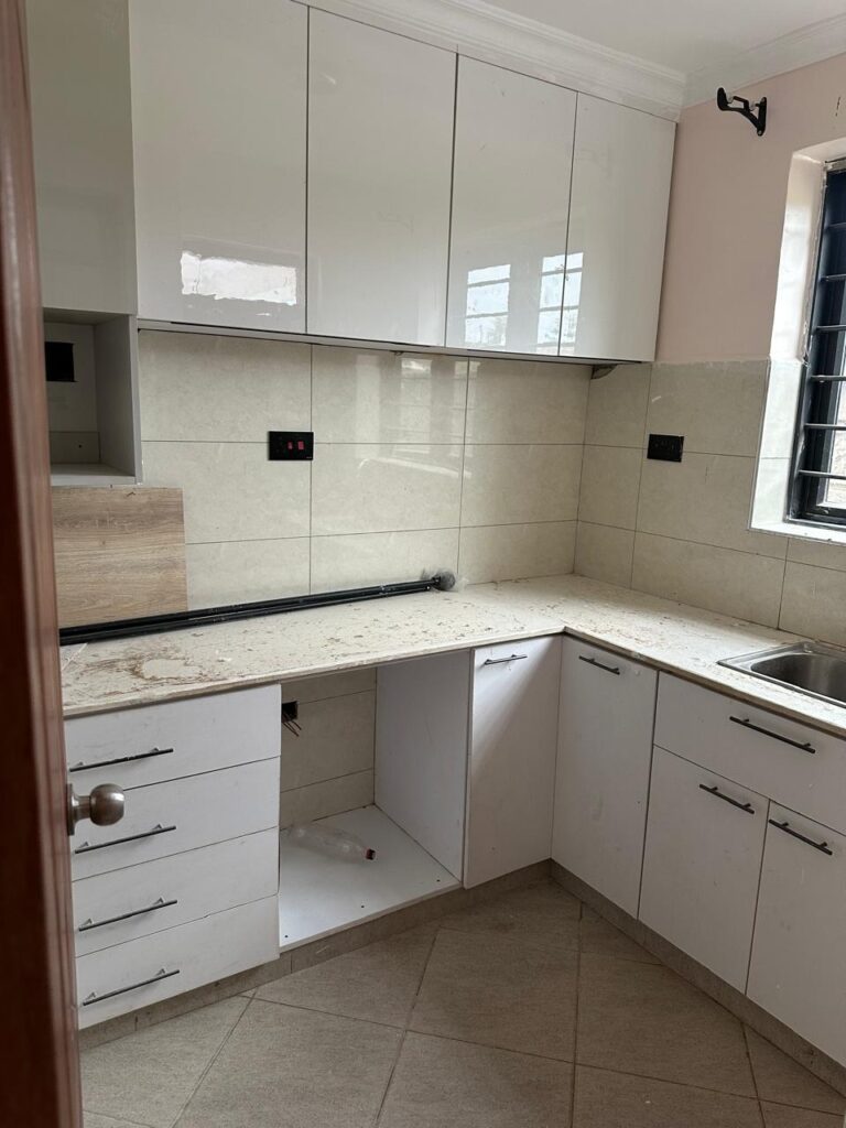 Kitchen Cabinetry at Own Compound 4 Bedroom Maisonette to let in Kahawa Sukari