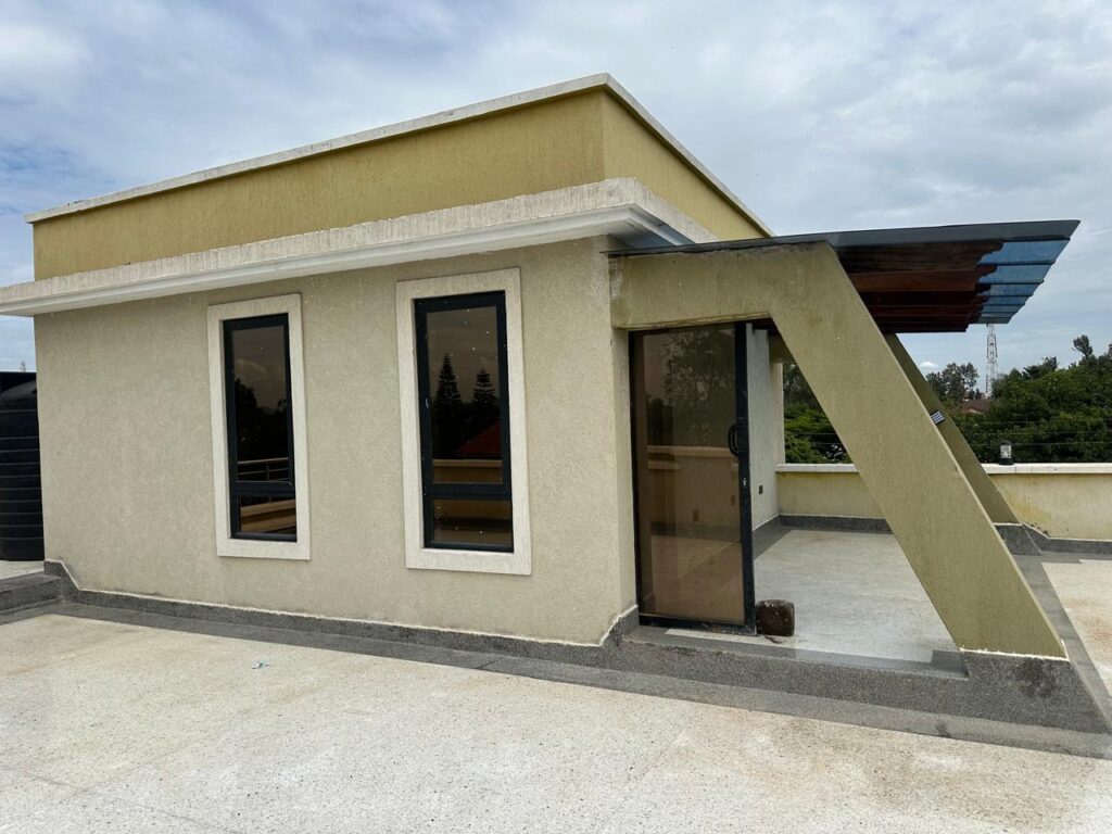 Rooftop at Own Compound 4 Bedroom Maisonette to let in Kahawa Sukari